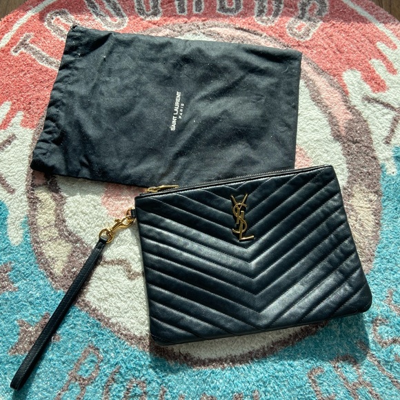 Authentic Saint Laurent Pouch - Picture 2 of 7